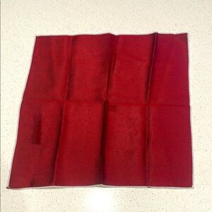 Geoff Nicholson - Red/Burgundy Pocket Square